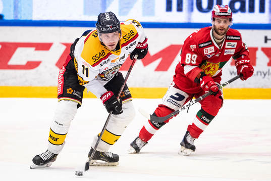 Luleås Petter Emanuelsson och Moras Ryan Johnston