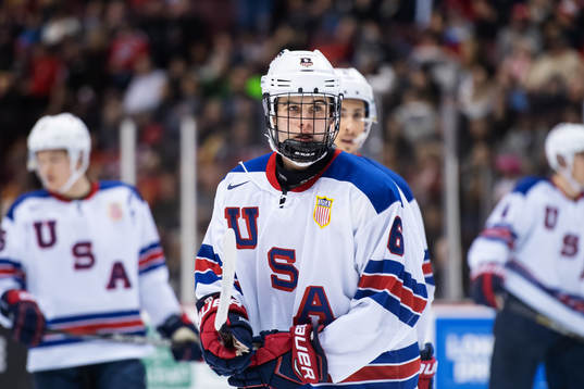 Jack Hughes of USA