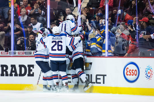 Players of team USA celebrate