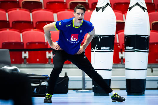 Kim Andersson stretchar