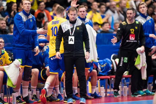 Sveriges förbundskapten Kristján Andrésson