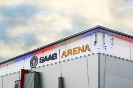 SAAB Arena före ishockeymatchen i SHL mellan Linköping