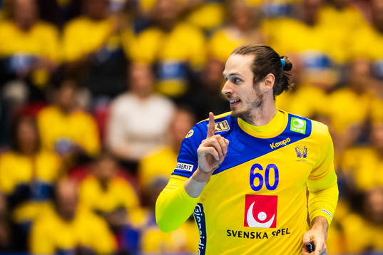 Sveriges Kim Ekdahl du Rietz jublar