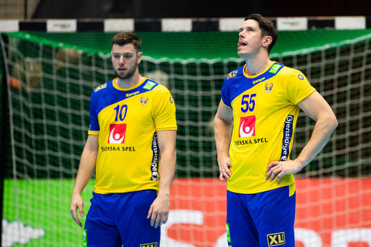 Sveriges Niclas Ekberg och Kim Andersson deppar