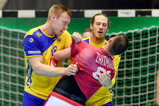 Sveriges Fredric Pettersson och Kim Ekdahl du Rietz