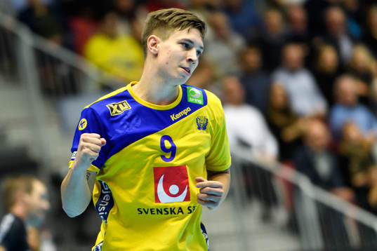 Sveriges Jerry Tollbring jublar