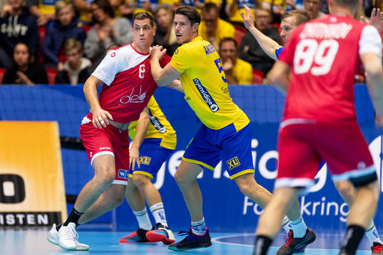 Rysslands Egor Evdokimov och Sveriges Kim Andersson