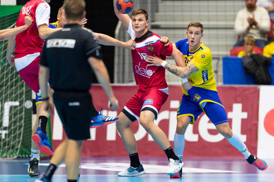 Rysslands Sergey Gorpashin och Sveriges Linus Arnesson