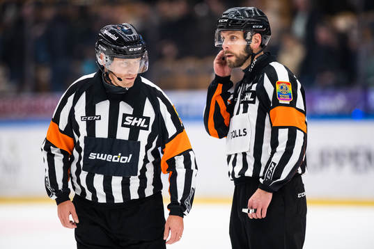 Domare Sören Persson och domare Marcus Linde