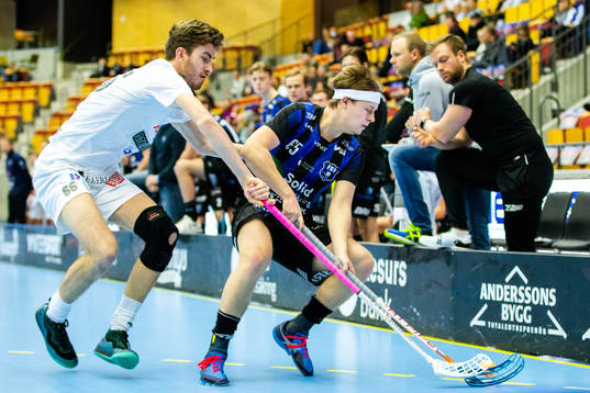 Kalmarsunds Kevin Haglund och Helsingborgs Joel von Reis