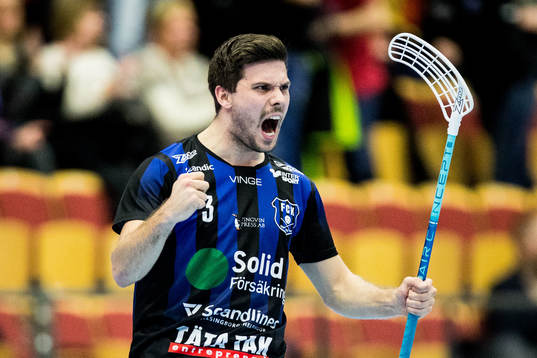 Helsingborgs Fredrik Azelius jublar