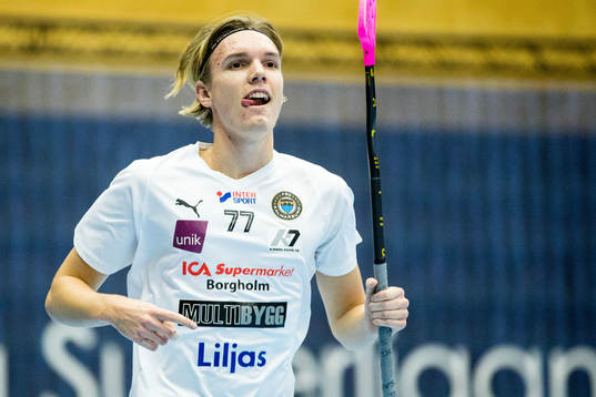 Kalmarsunds Adam Nilsson jublar