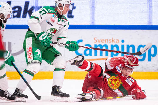 Rögles Jesper Williamsson och Moras Jonathan Carlsson