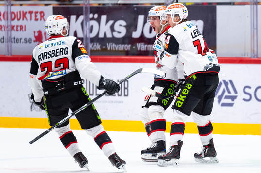 Malmö Redhawks Konstantin Komarek jublar