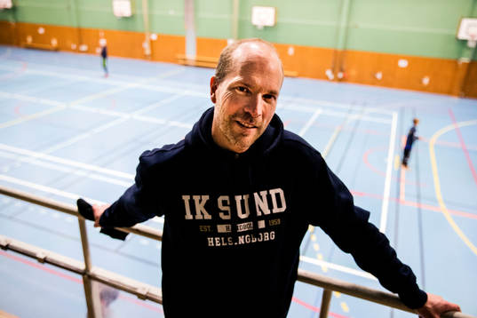 IK Sunds ordförande Johan Paulsson