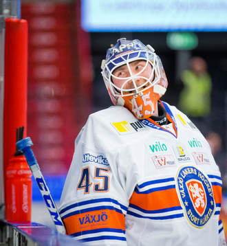 Växjös målvakt Viktor Andrén