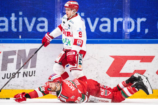 Timrås Rickard Palmberg och Moras Matt Bailey