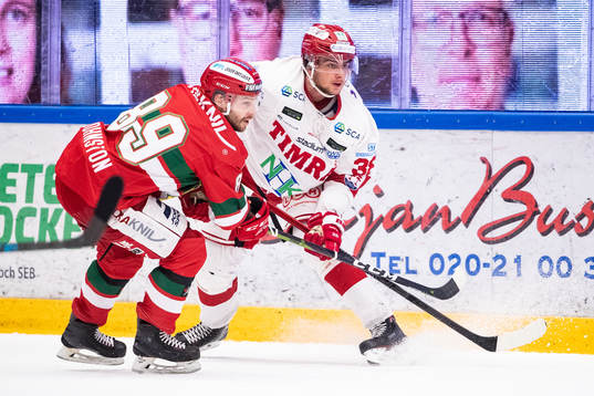 Moras Ryan Johnston och Timrås Jacob Olofsson