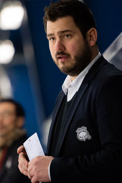 Redhawks tränare Jonathan Salman