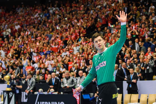 Goalkeeper Niklas Landin of Denmark