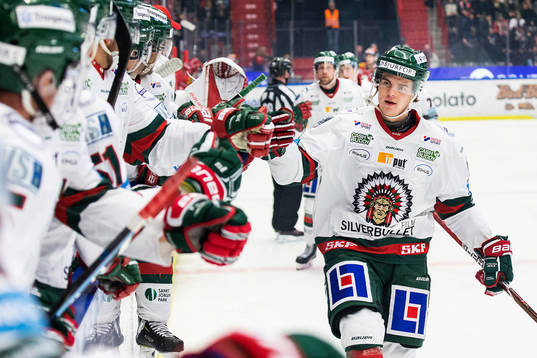 Frölundas Samuel Fagemo jublar