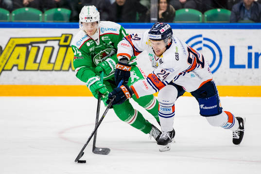 Rögles Trevor Mingoia och Växjös Brendan Shinnimin