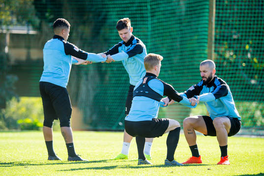 Romain Gall, Marcus Antonsson, Anders Christiansen och