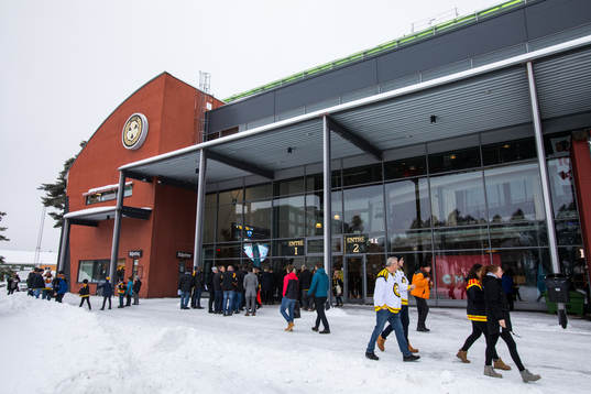 Exteriör av Gavlerinken Arena