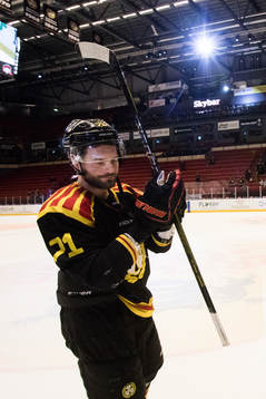 Brynäs Robert Kousal tackar publiken