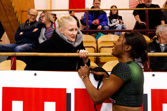 Khaddi Sagnia, Ullevi FK och Carolina Klüft
