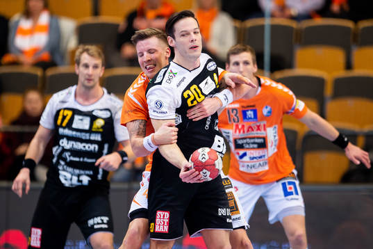 Karlskronas Kristianstads Adam Nyfjäll och Tomas Reznicek