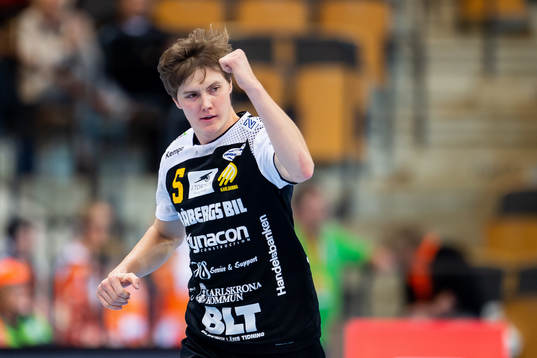 Karlskronas Linus Fernebrand jublar