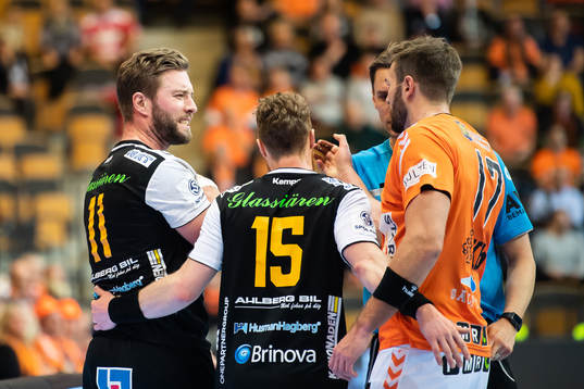 Kristianstads Helge Freiman och Karlskronas i bråk