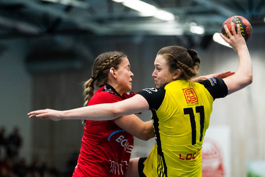 Heids Kristina Zubonja och Sävehofs Amelia Lundbäck