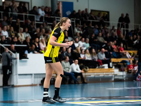 Sävehofs Linnea Pettersson jublar