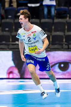 Ystads Ludvig Hallbäck jublar