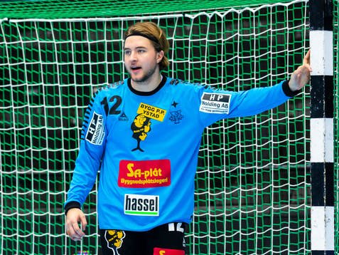 Ystads målvakt Linus Olsson