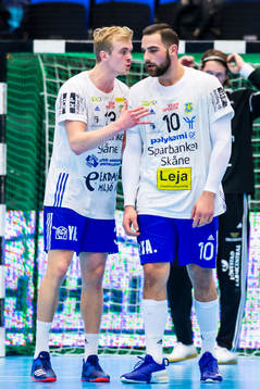 Ystads Lasse Balstad och Mario Lipovac