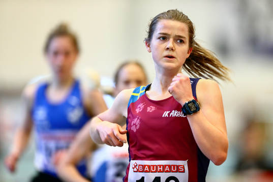 Orienteraren Alva Olsson IK Akele i 3000 m