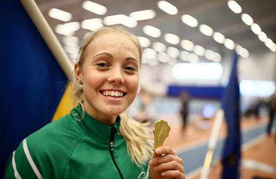 Tilde Johansson Falkenbergs IK vinnare i längdhopp