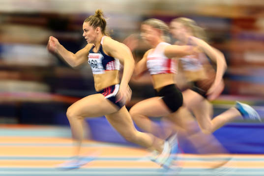 Elin Östlund KFUM Örebro i försök 60 m