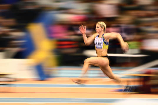 Malin Marmbrandt Västerås i längdhopp