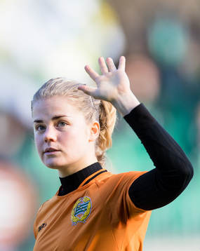 Hammarbys målvakt Britta Gynning
