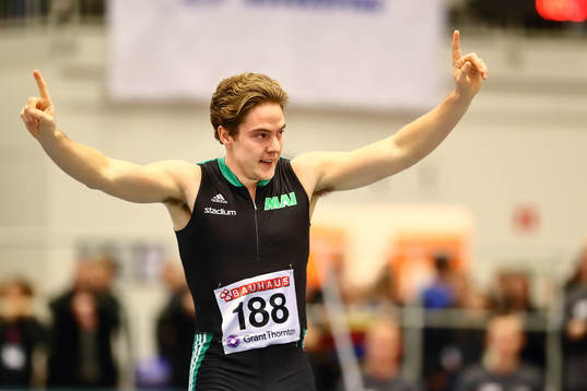 Anton Levin Malmö AI vinnare i 60 m häck