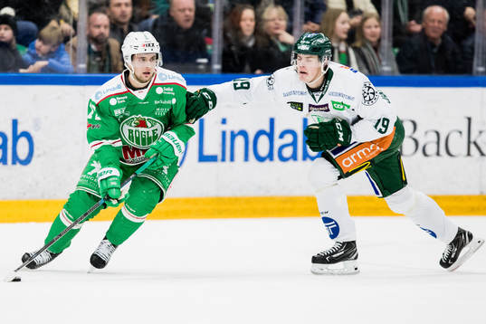 Rögles Daniel Zaar och Färjestads Carl Jakobsson