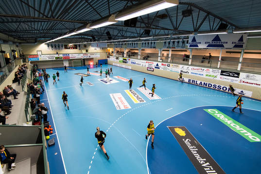 Generell interiör vy över ÖHK-hallen