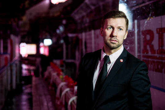 Malmö Redhawks nya spelare Per Ledin på plats i Malmö