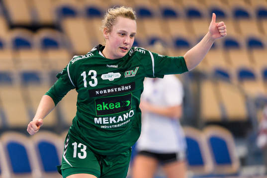 Helsingborgs Emilie Kristiansson jublar