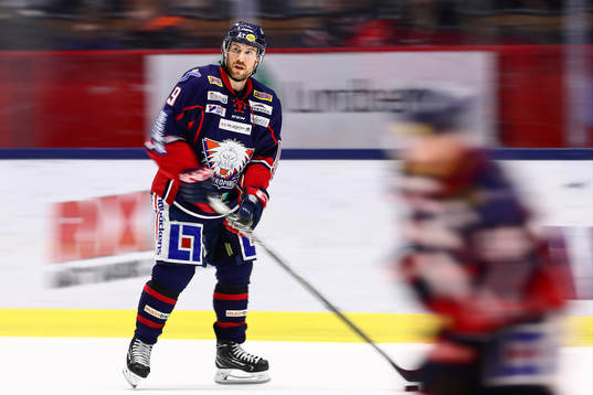 Linköpings Derek Roy före ishockeymatchen i SHL mellan