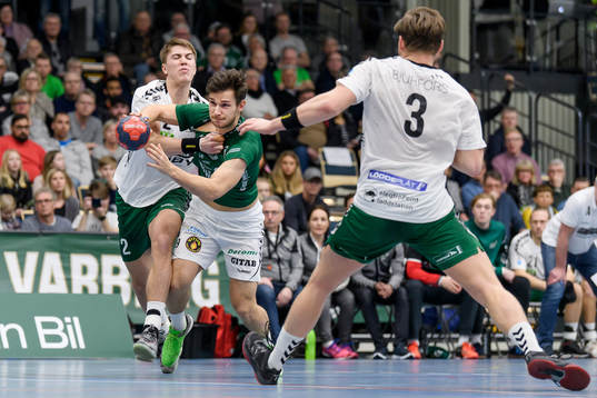 Helsingborgs Oskar Joelsson och Varbergs Dante Lindén
